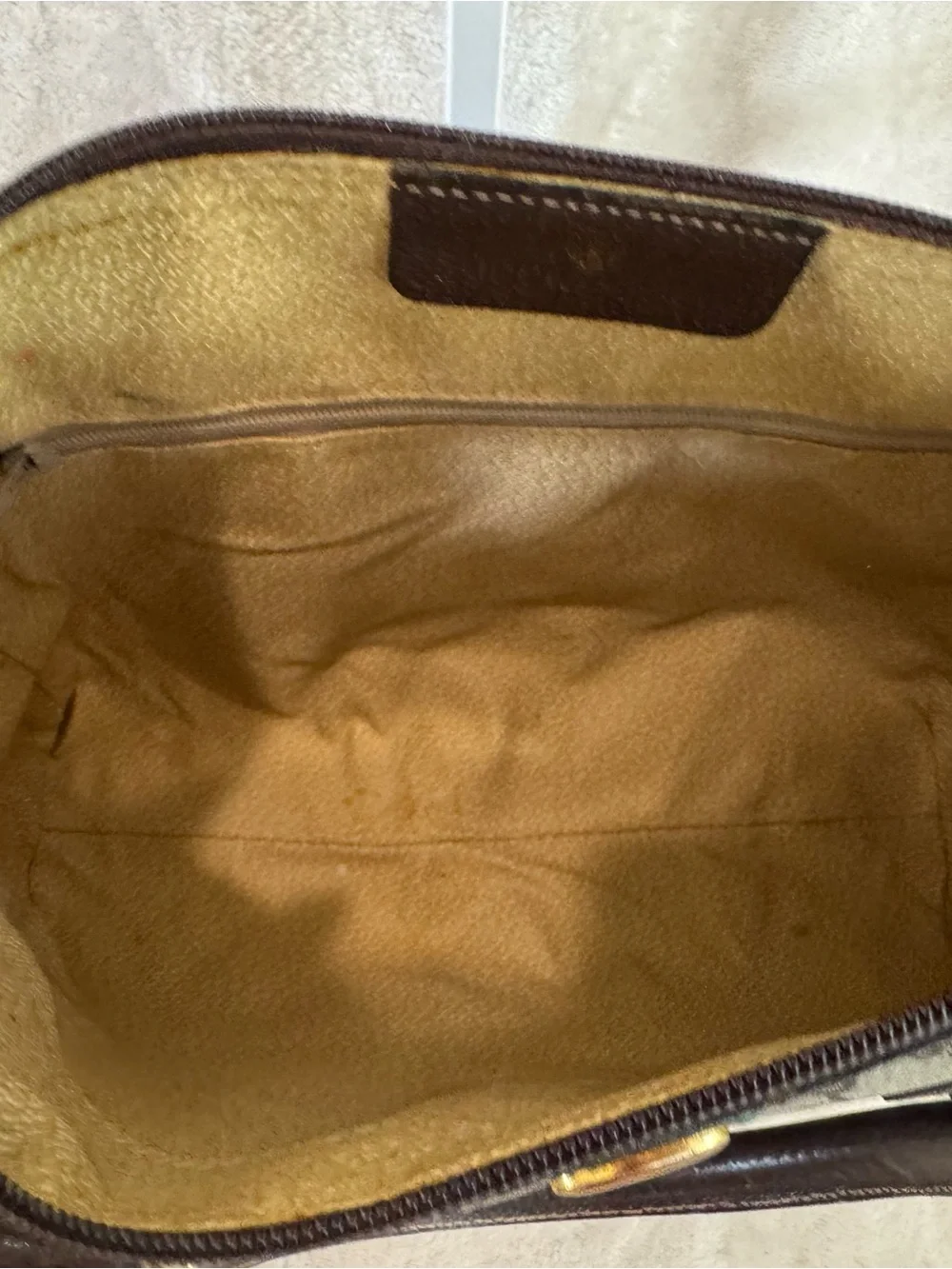Vintage Gucci Boston Bag with Green & Red Web Stripe